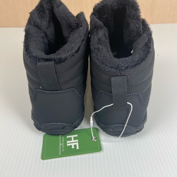 Hike Barefoot Winter Boots NWT Black Fur Lined Zero Drop EU 44 US 10 Wide Toe main image 5
